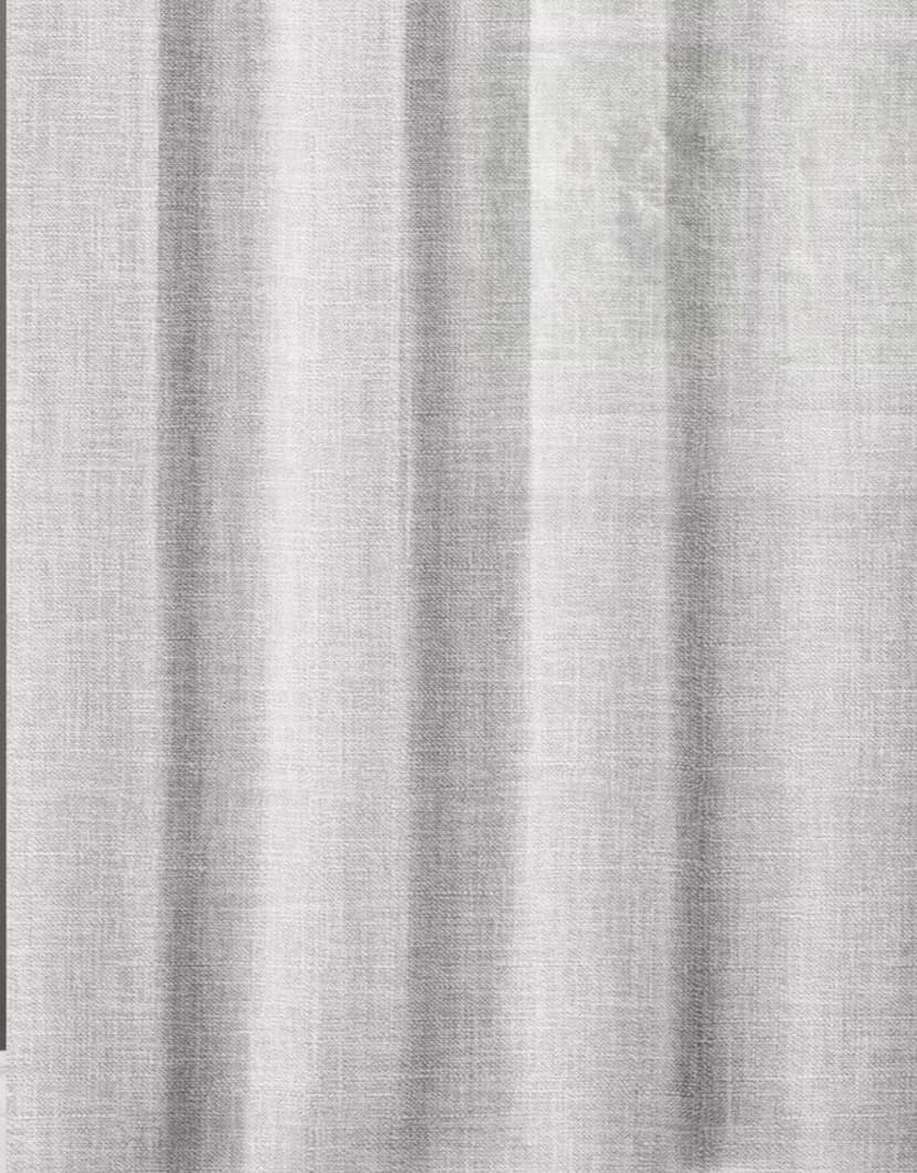 CANVAS Semi Sheer Bella Textured Linen Window Curtain, White, 54-in x 84-in, 2-pk