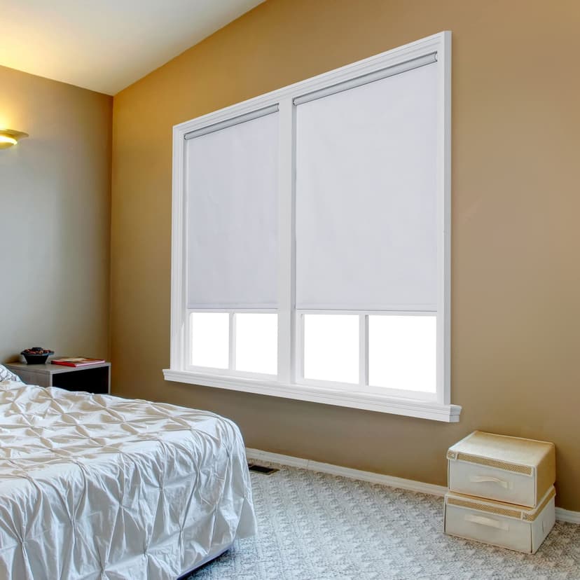 For Living Fabric Blackout Thermal Roller Shade, 60-in x 72-in