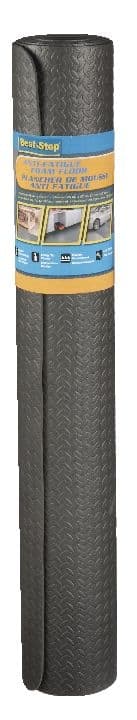For Living Best-Step Foam Anti-Fatigue Floor Mat, Diamond Plate Pattern, 4 x 8-ft
