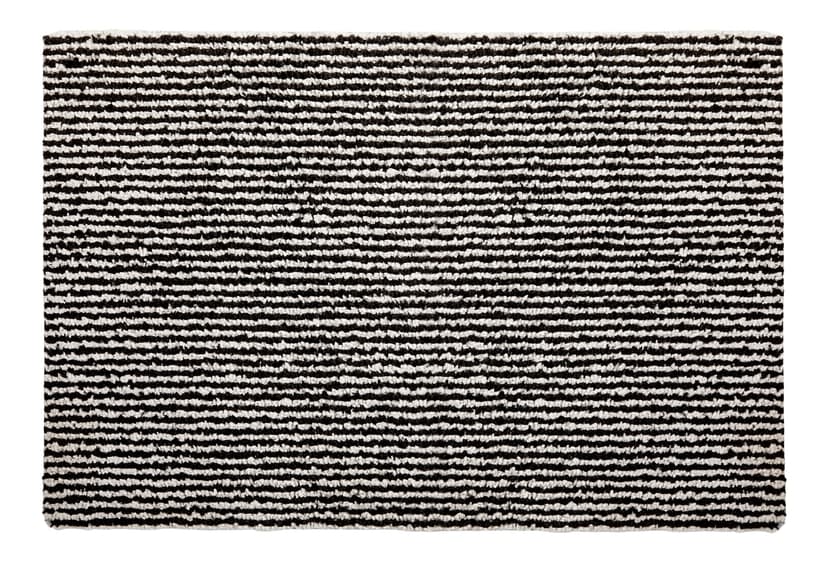 For Living Tufted Decorative Indoor Floor Mat, Striped Grey, 3-ft x 4-ft