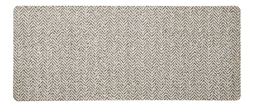 For Living Tufted Decorative Indoor Floor Mat, Chevron Grey, 3-ft x 4-ft