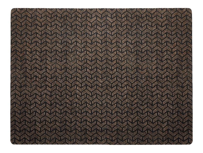 For Living Fairmont Indoor/Outdoor Polyester Floor Mat, Brown, 3-ft x 4-ft