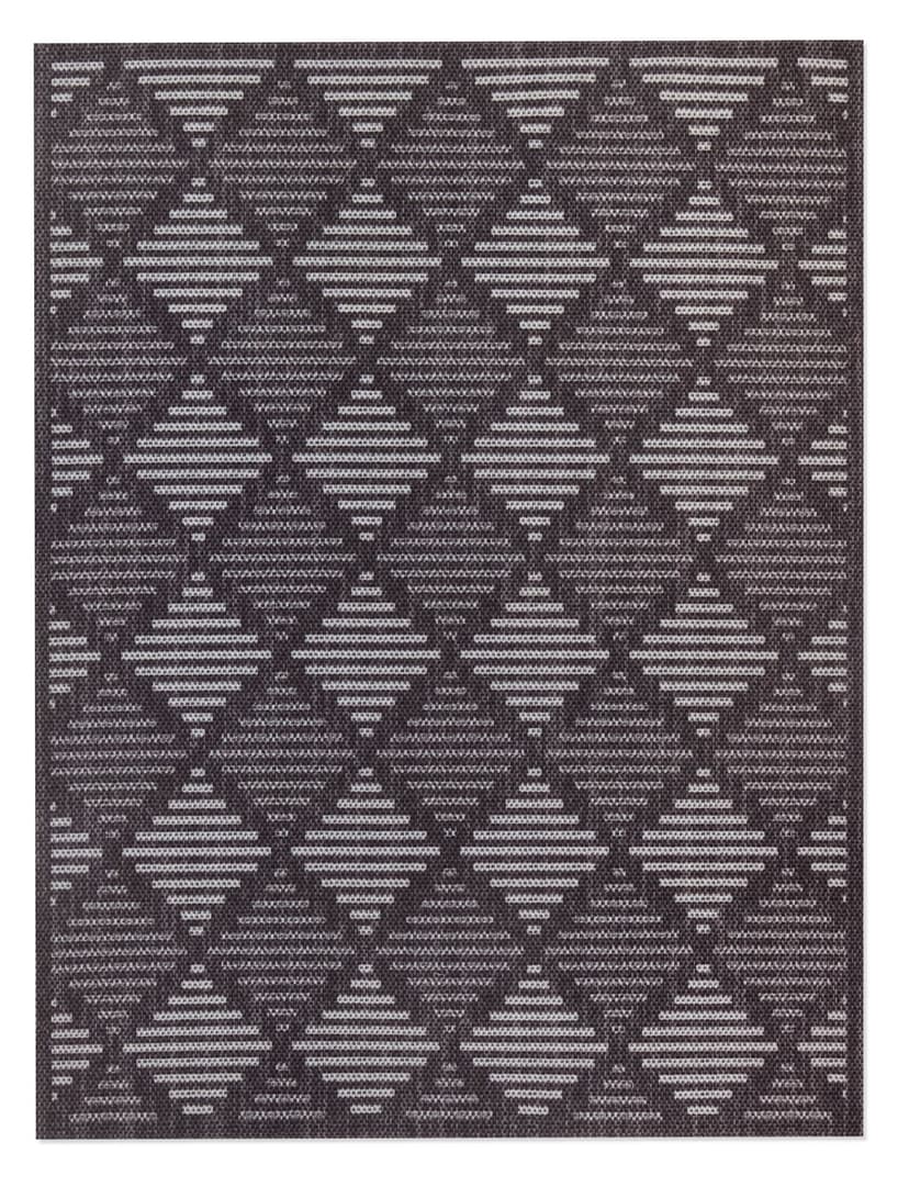 CANVAS Wellsgray Printed Needlepunch Indoor/Outdoor Rug, 6-ft x 8-ft