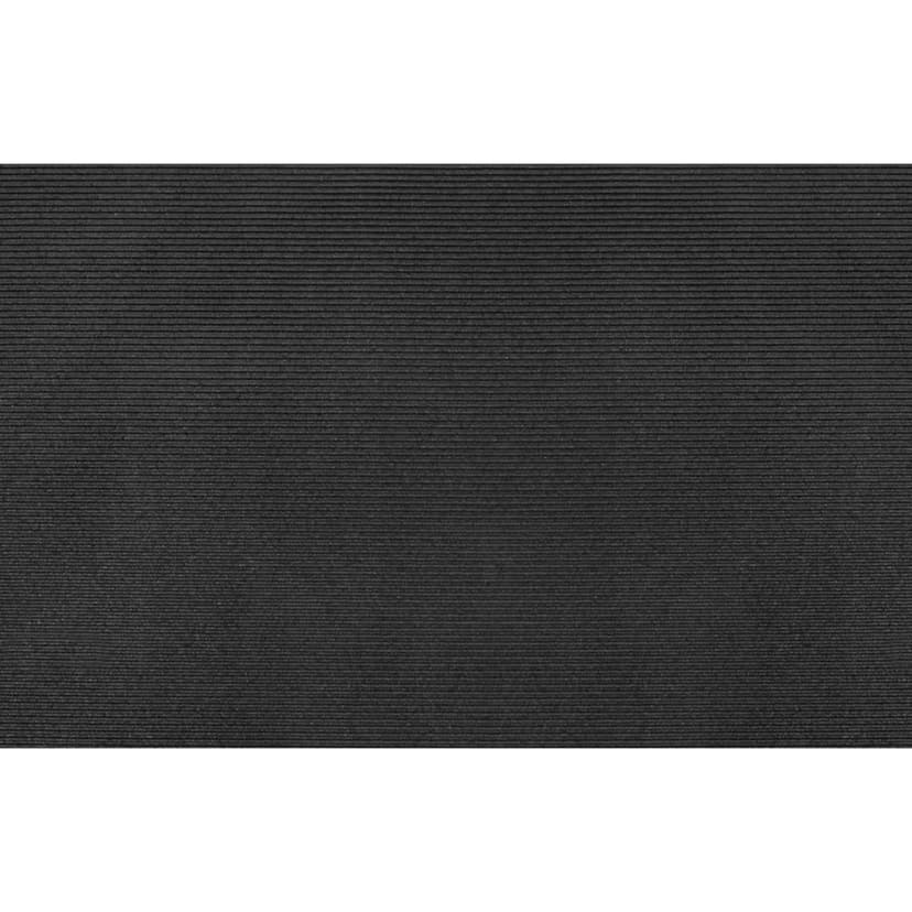 Multy Home Heavy-Duty Ribbed Runner, Black, 27-in x 72-in