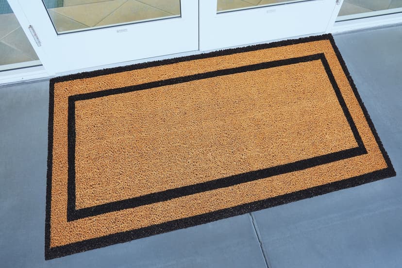 FOR LIVING Coir Non-Slip Door Mat with Vinyl Backing, 20-in x 48-in