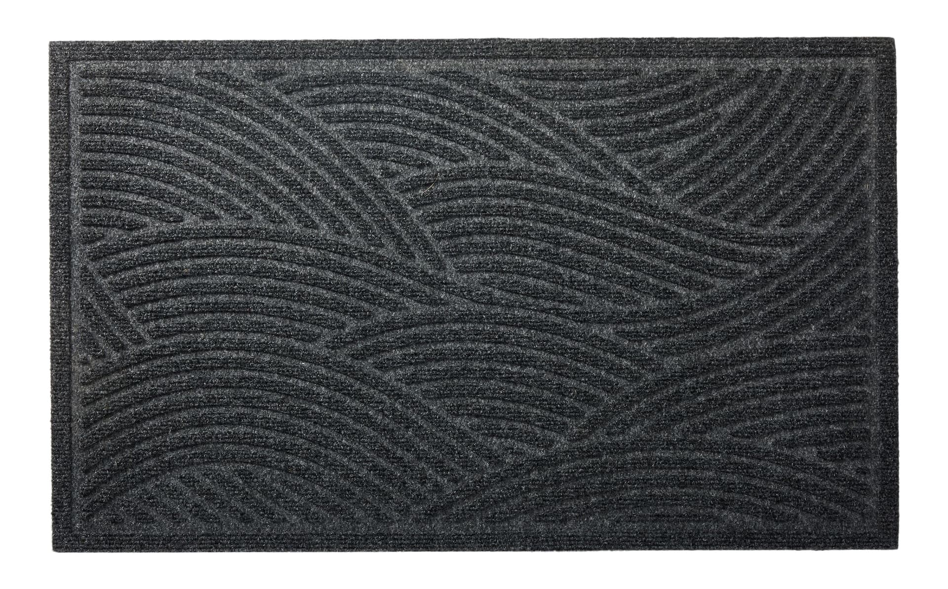For Living Taylor Indoor/Outdoor Door Mat, Charcoal Grey, 18-in x 30-in