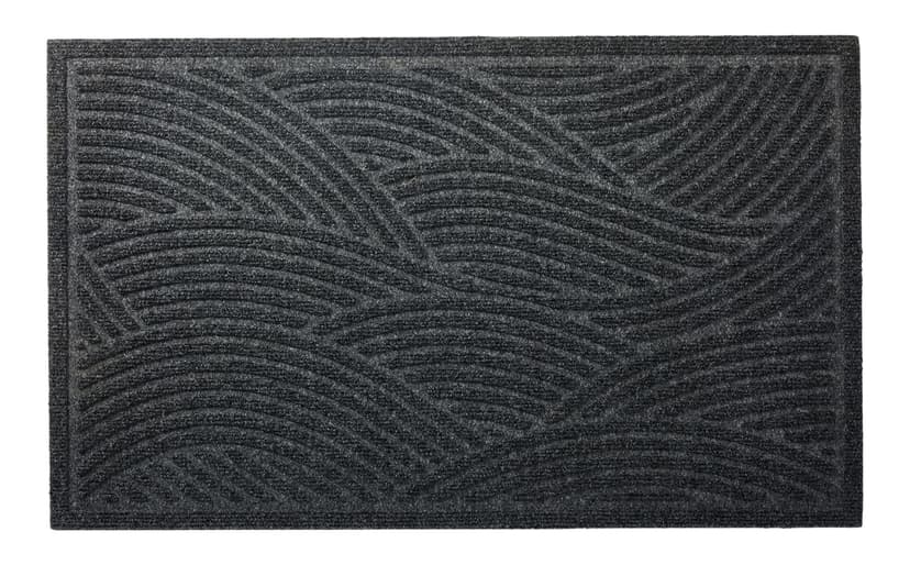 For Living Taylor Indoor/Outdoor Door Mat, Charcoal Grey, 18-in x 30-in