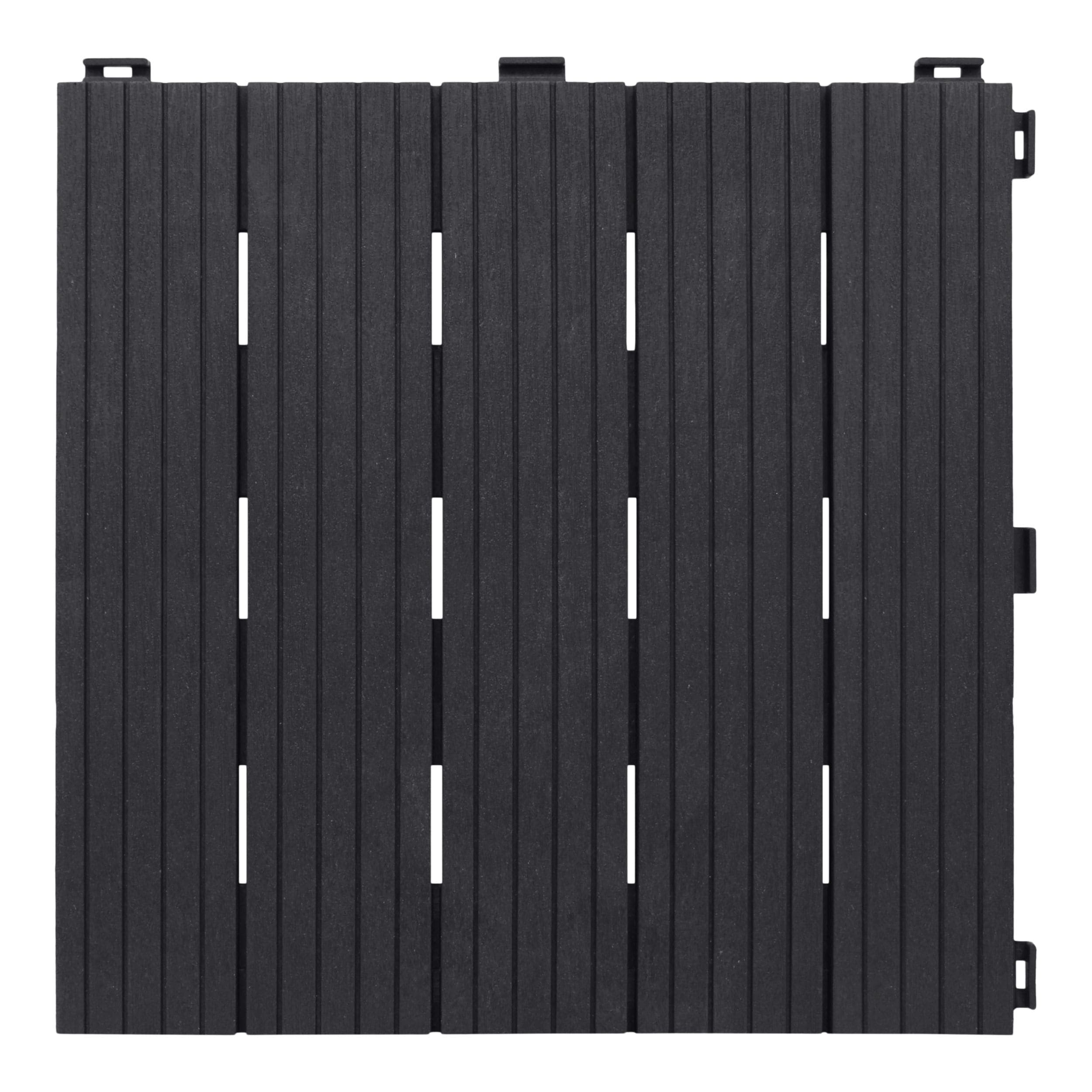 Multy Home Cosmopolitan Interlocking Deck Tile, 12x12-in, 4-pk