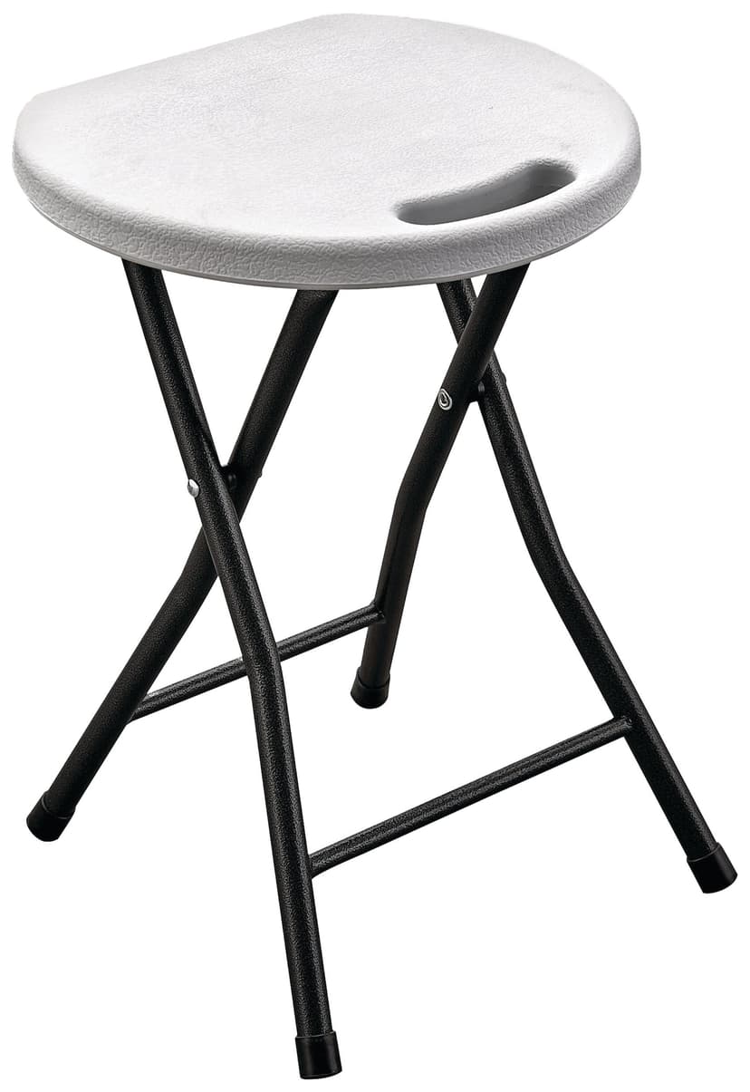 For Living Folding Portable Stool, Lightweight, Steel Frame