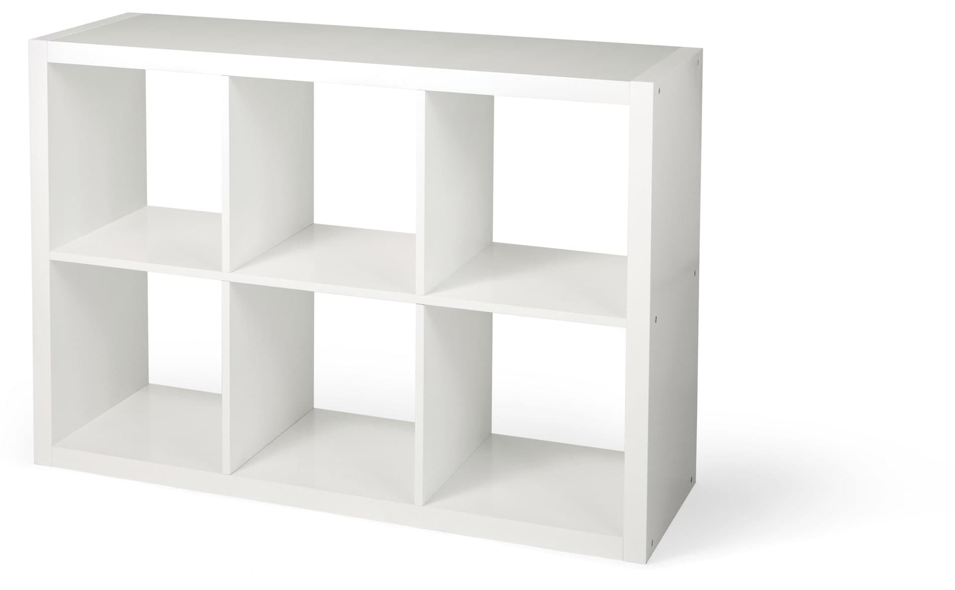 CANVAS Invermere 6-Cube Storage Organizer, Bookcase/Bookshelf, White