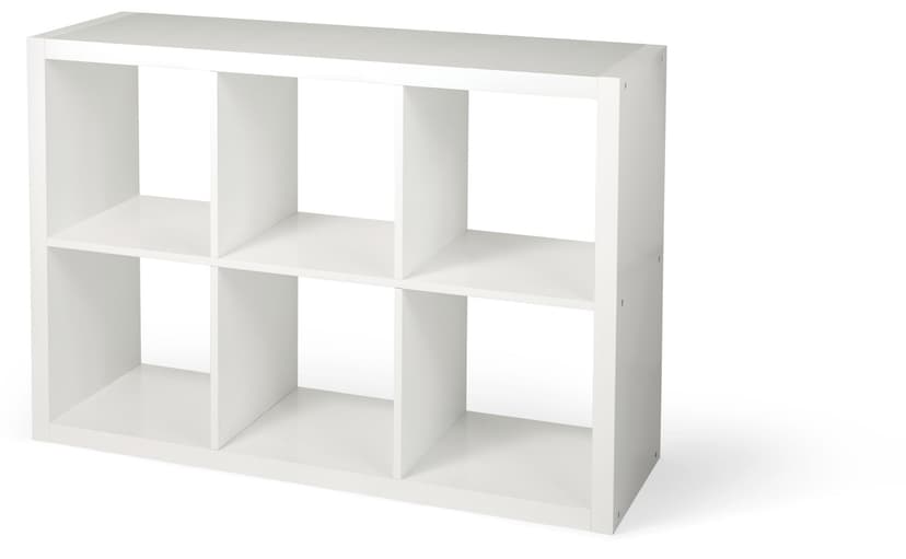 CANVAS Invermere 6-Cube Storage Organizer, Bookcase/Bookshelf, White