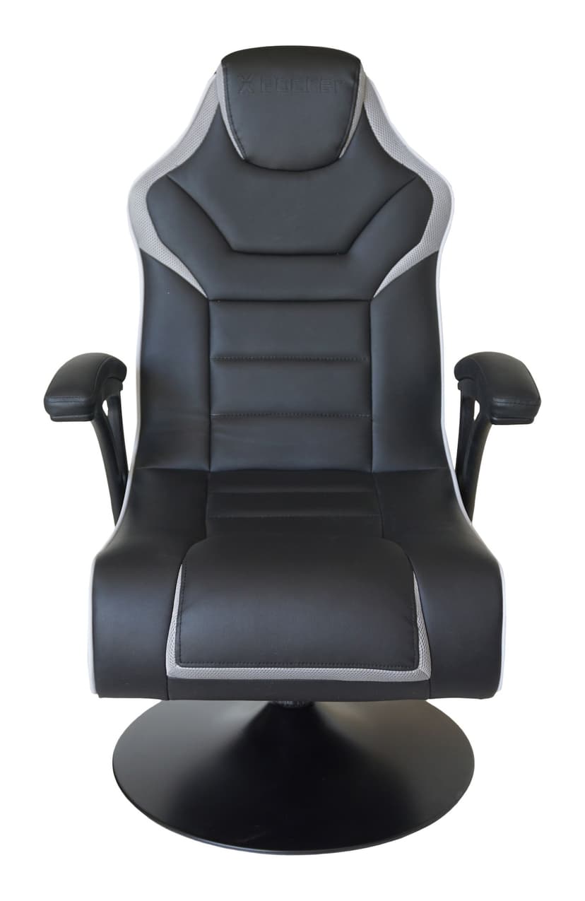 X Rocker Nemesis 2.1 Ergonomic Swivel Gaming Chair With Bluetooth Vibrating Speaker, Black