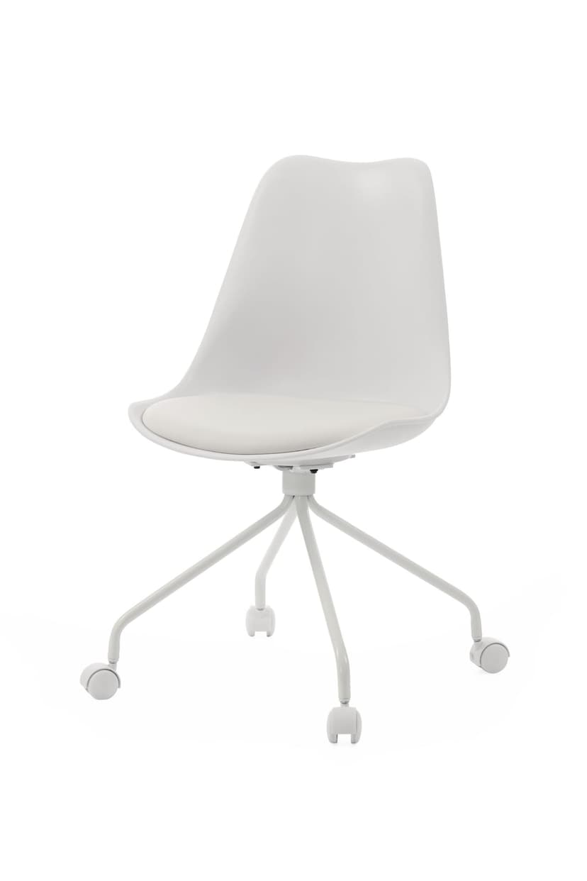 Canvas Edson Office Chair, White