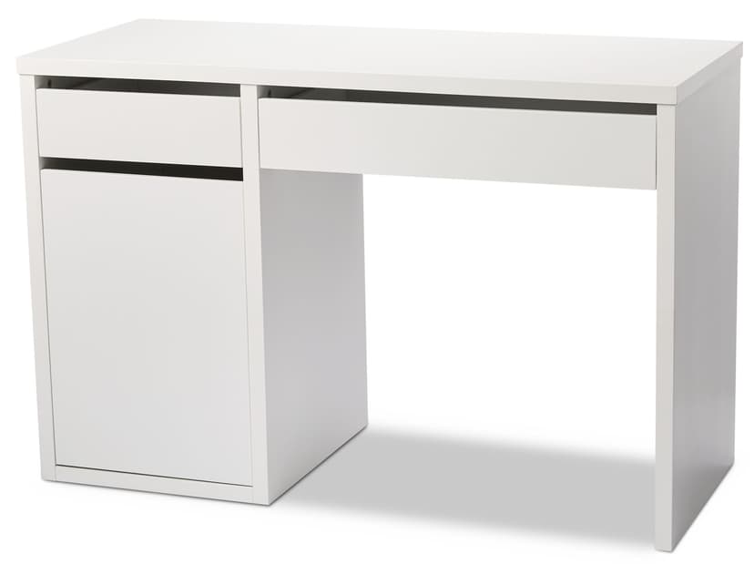 Canvas Ladner Desk, White