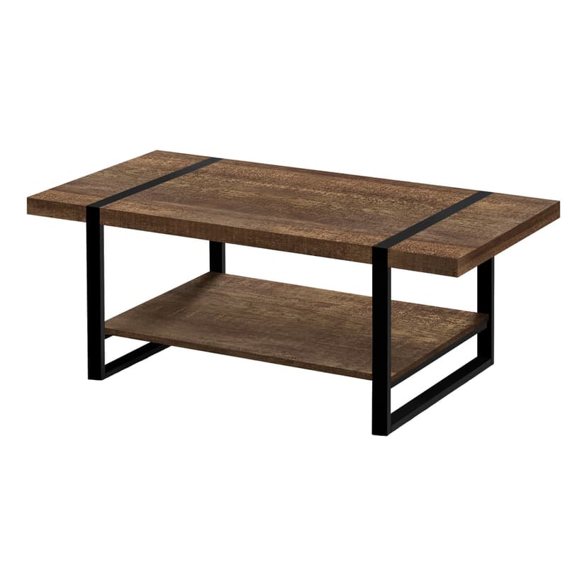 Monarch Specialities Farmhouse Coffee Table, Brown