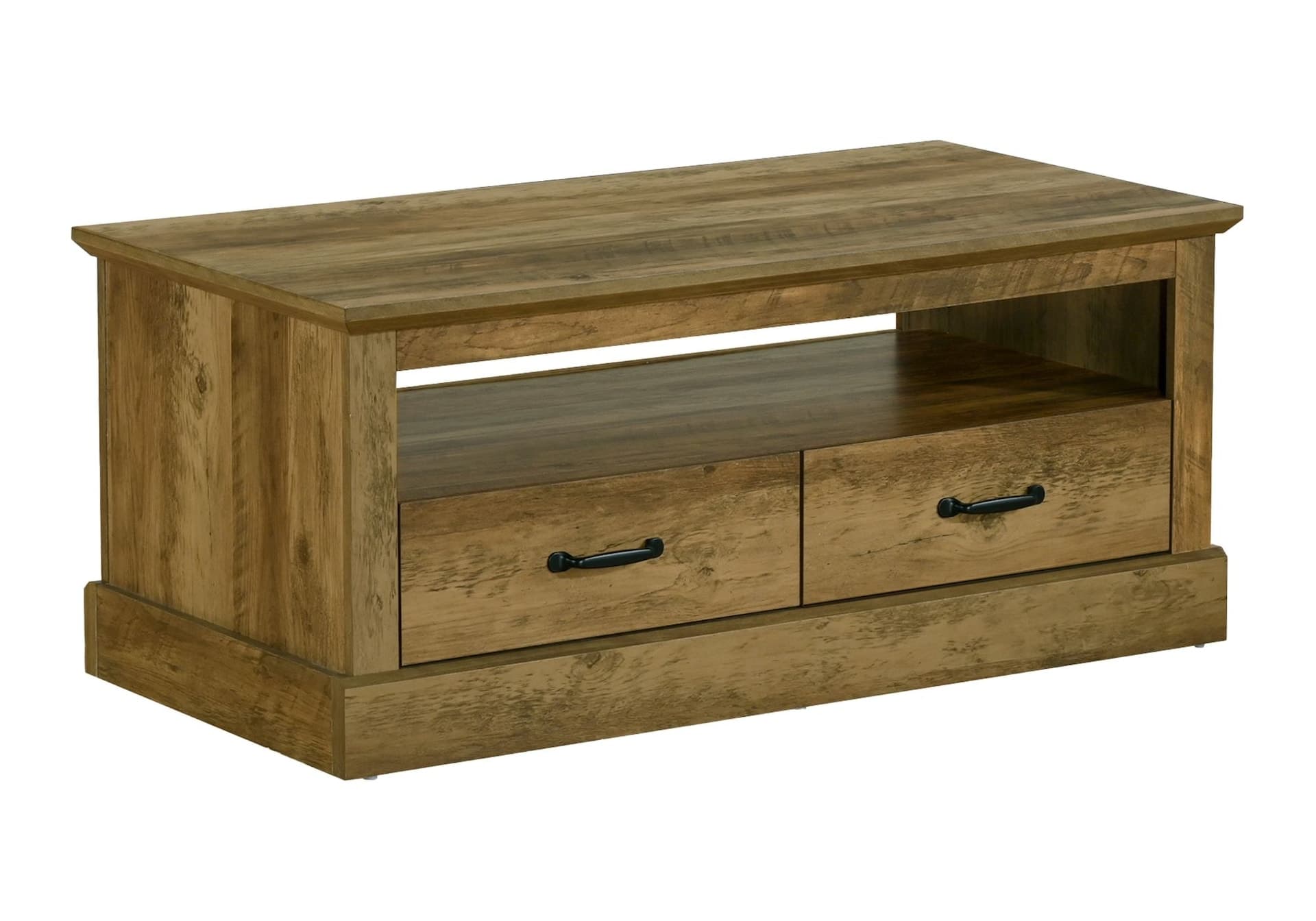 Monarch Northcott Accent/Side Table with Storage Cabinet, End Table, Dark Walnut, 23-in