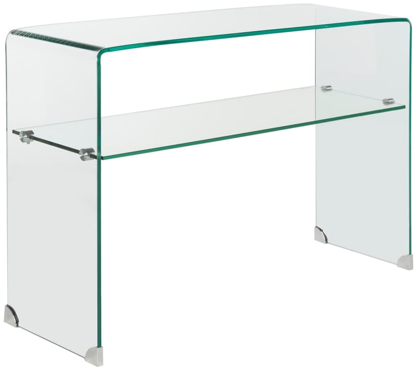 Safavieh Hollis Glass Console Table, Clear