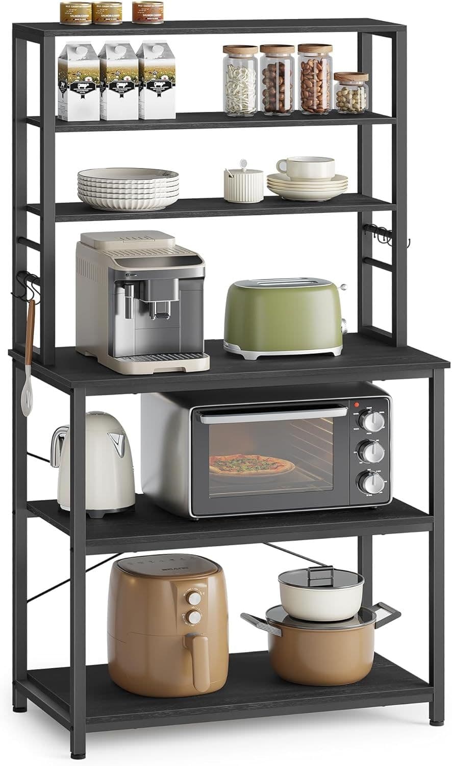 Songmics Home 6-Shelf Coffee Bar/Baker’s Rack with Steel Frame