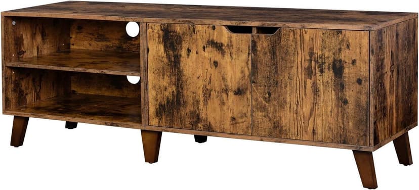 Songmics Home 60-in Rustic Brown TV Stand with Storage Compartment