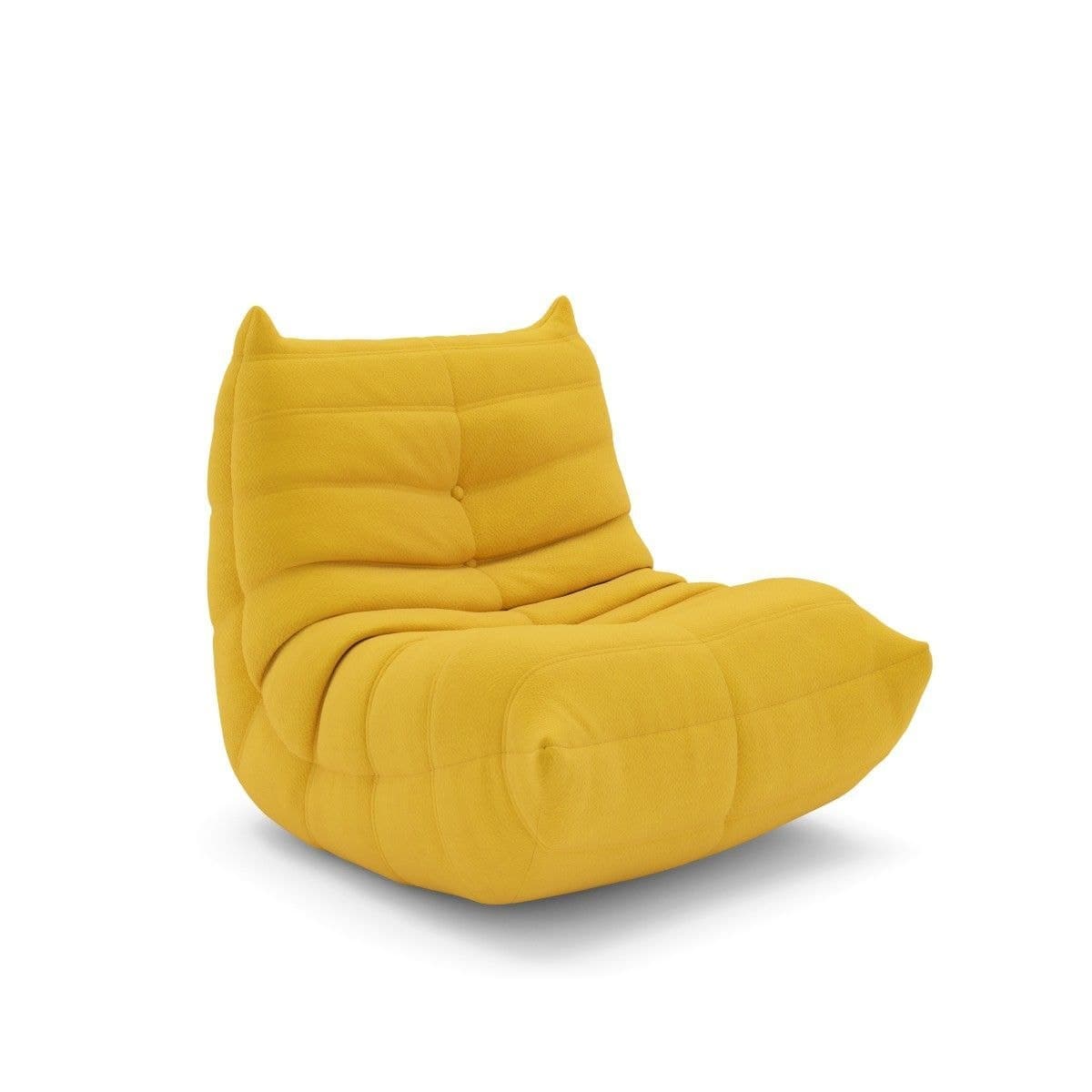 Brassex Charity Pale Yellow All-Foam Armless Children's Chair
