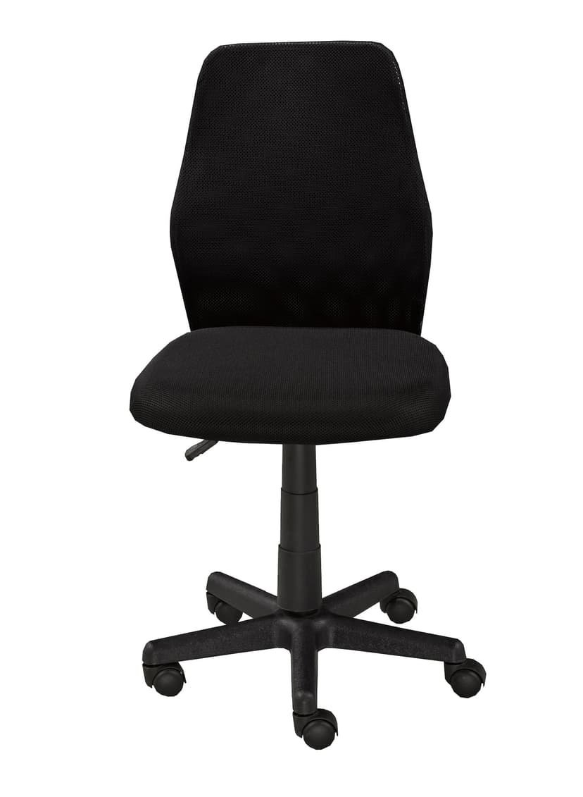 Brassex Angel Black Mesh Office Chair with Hydraulic Lift