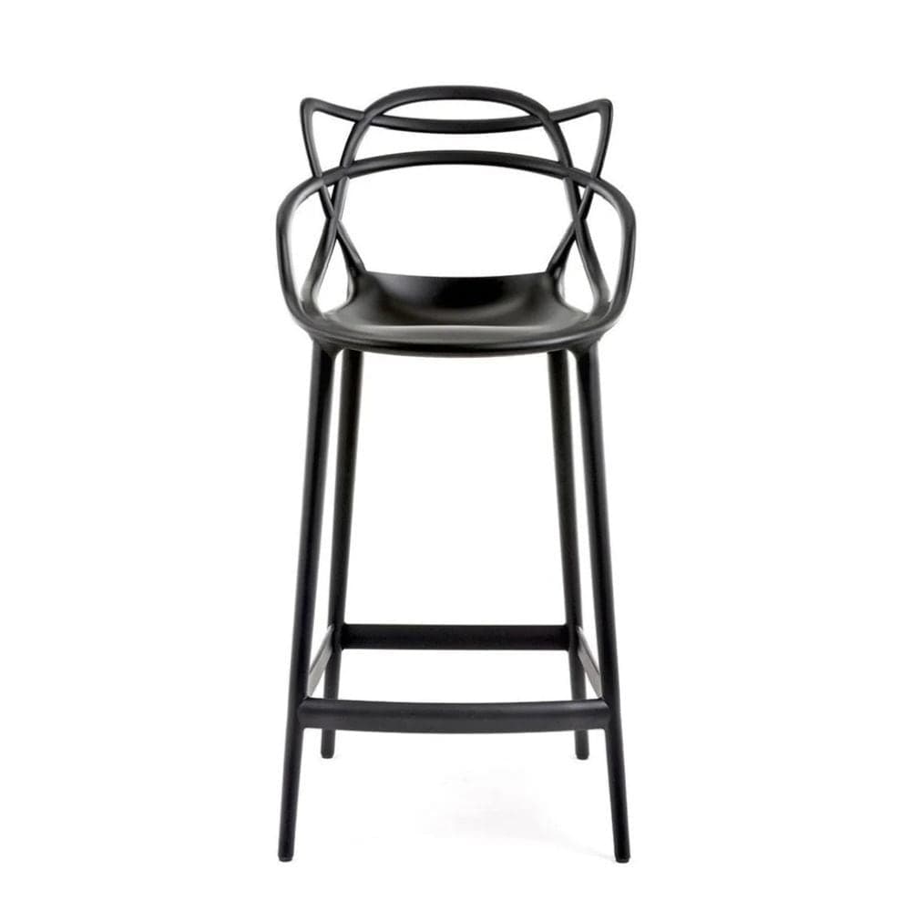 Take Me Home Black Molded Polypropylene Keeper Stool