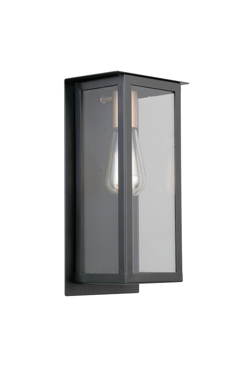 NOMA LED Outdoor Wall Light, Matte Black/Light Gold