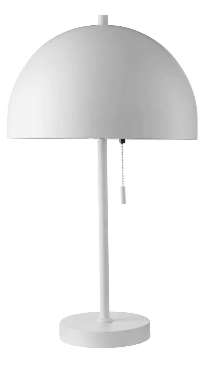 CANVAS Mushroom Table Lamp, Matte White