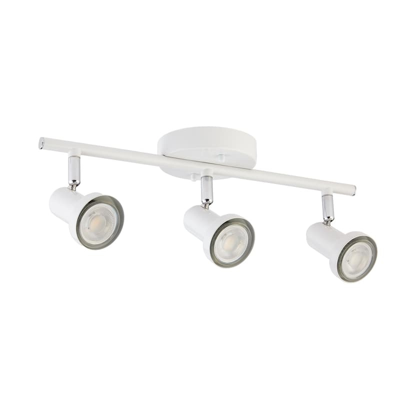 NOMA Summerhill 3-Light Track Light Fixture, Gloss White