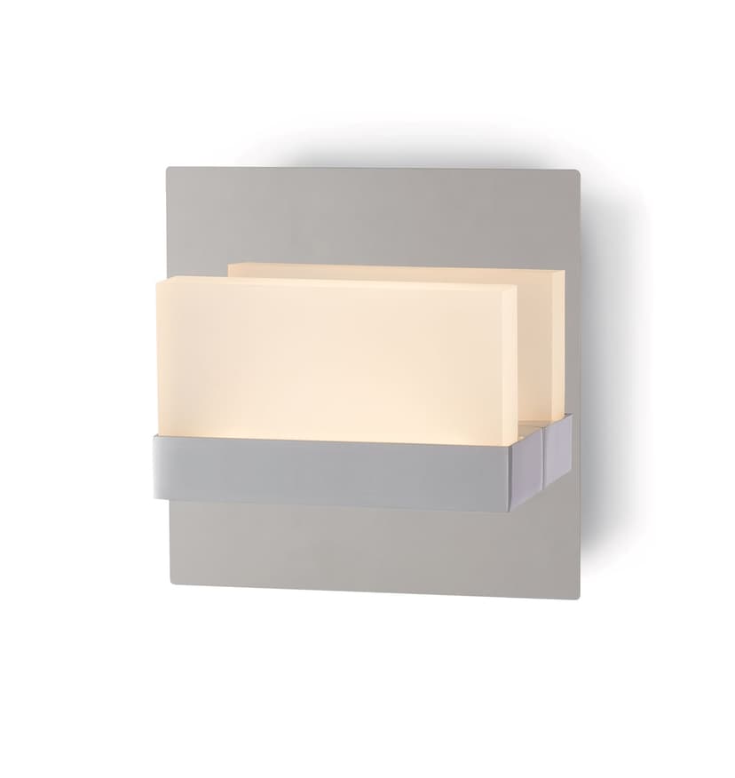 CANVAS Shaw LED Sconce with Frosted Acrylic Shade, Chrome