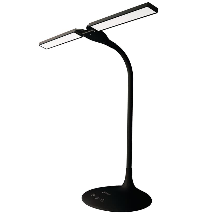 OttLite Pivot LED Desk Lamp with Dual Shades