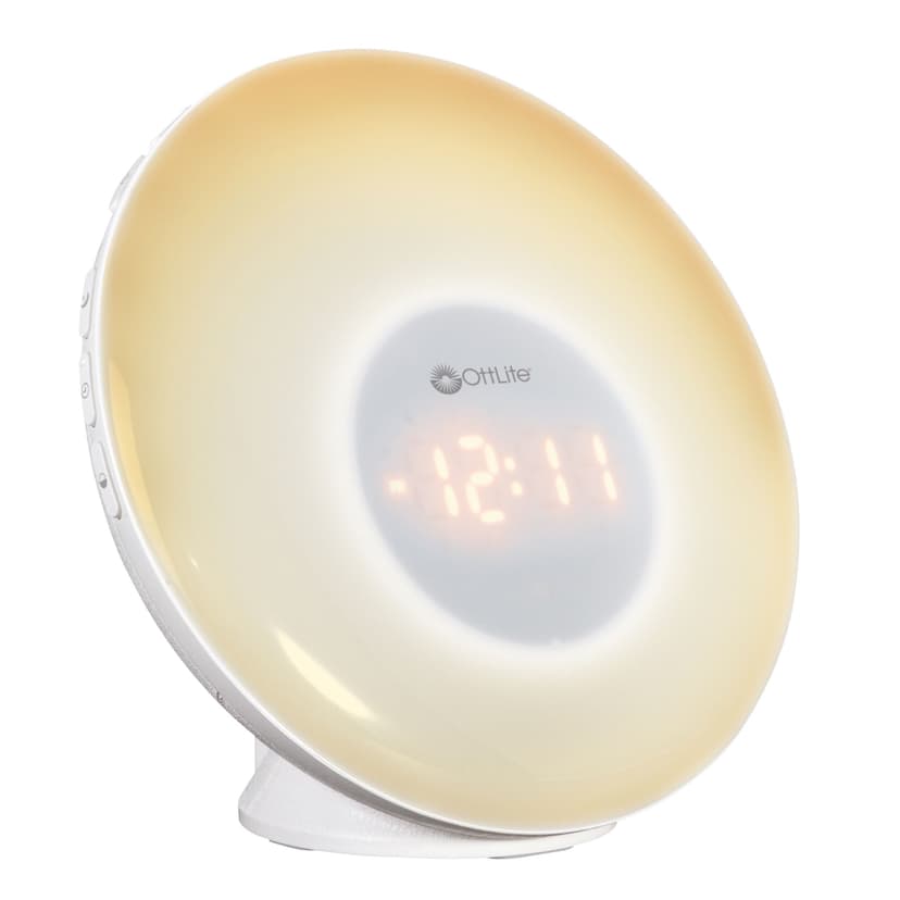 OttLite Wake Up Light with White Noise and USB Charging, Multicolour