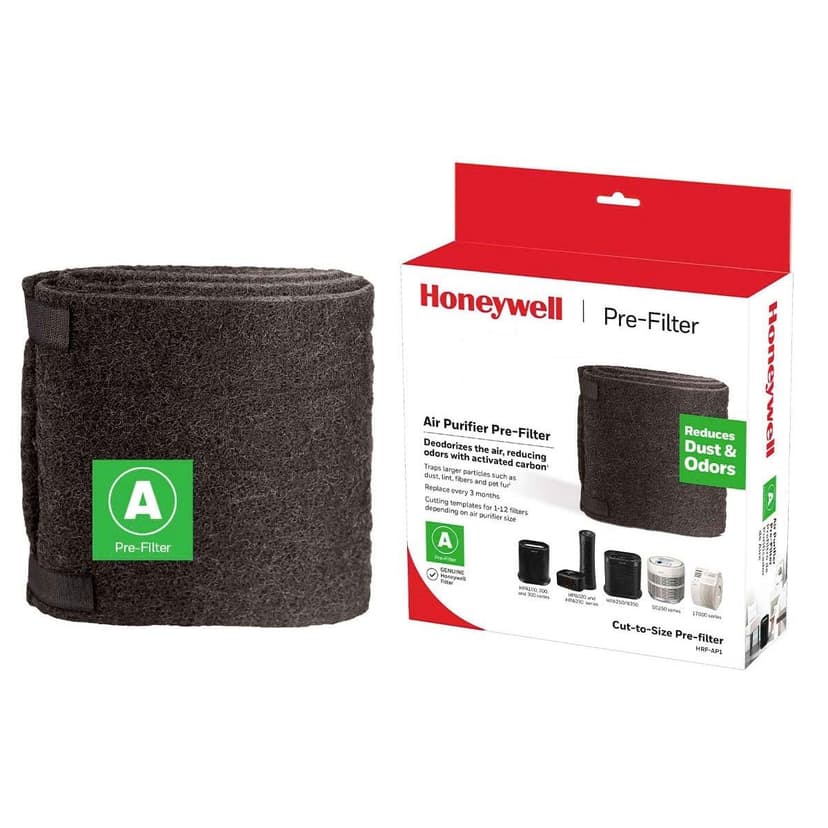 Honeywell HRF-AP1C Universal Activated Carbon Odour Reducing Air Purifier Replacement Pre-Filter (A)