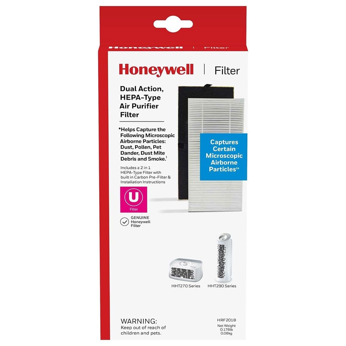 Honeywell HRF201BC HEPAClean® Dual Action HEPA-Type Air Purifier Replacement Filter (U)