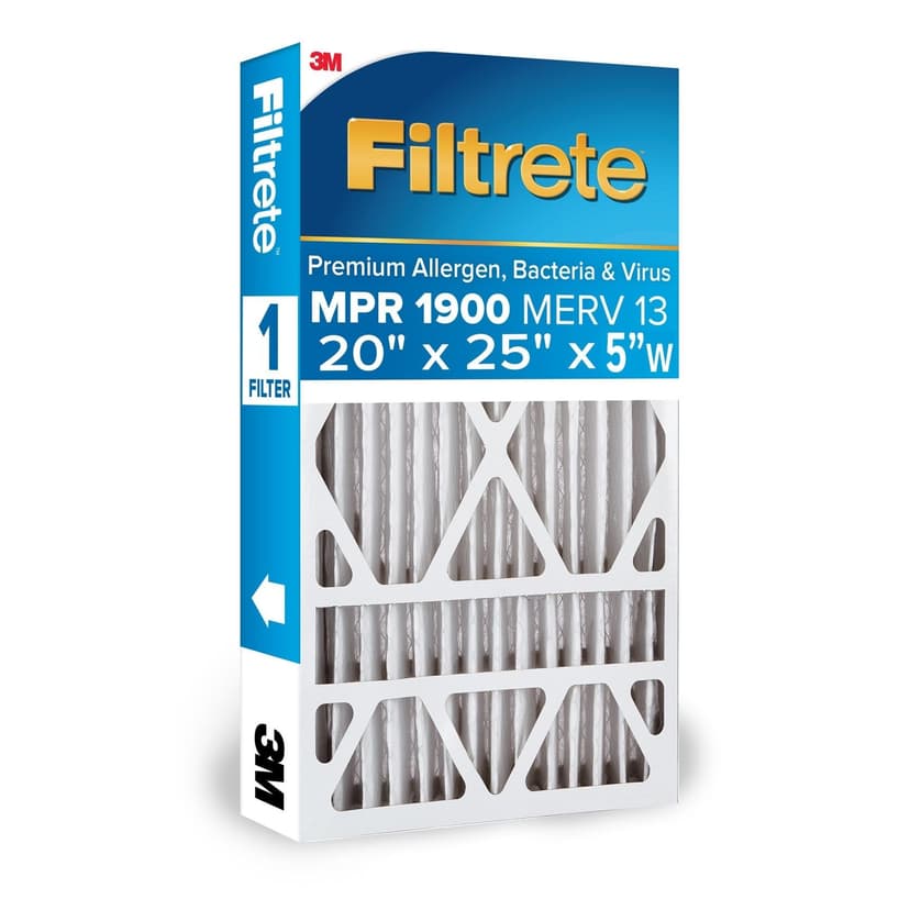 Filtrete™ Healthy Living MPR 1900 Maximum Allergen Filter, Wide, 20x25x5-in, 1-pk