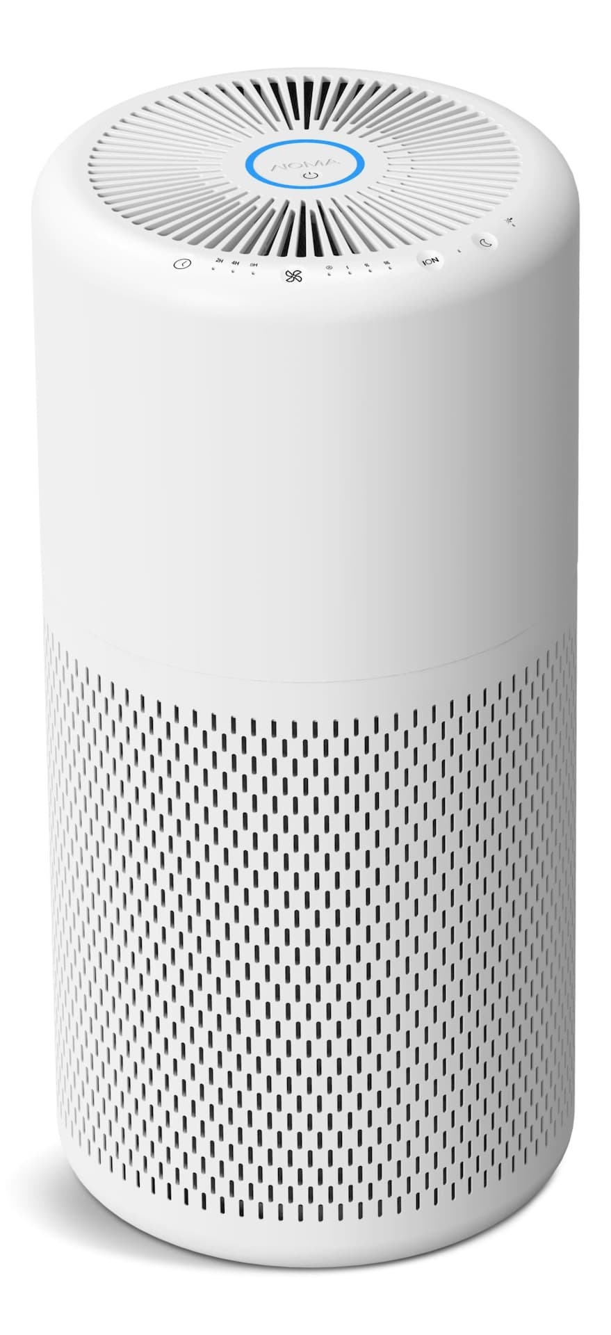 NOMA Medium True HEPA Air Purifier with Night Light, White, Medium Room