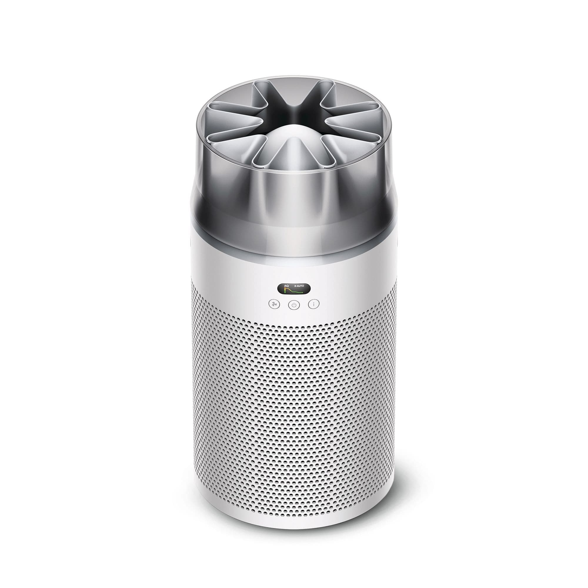 Dyson HushJet™ Air Purifier Compact, White/Silver