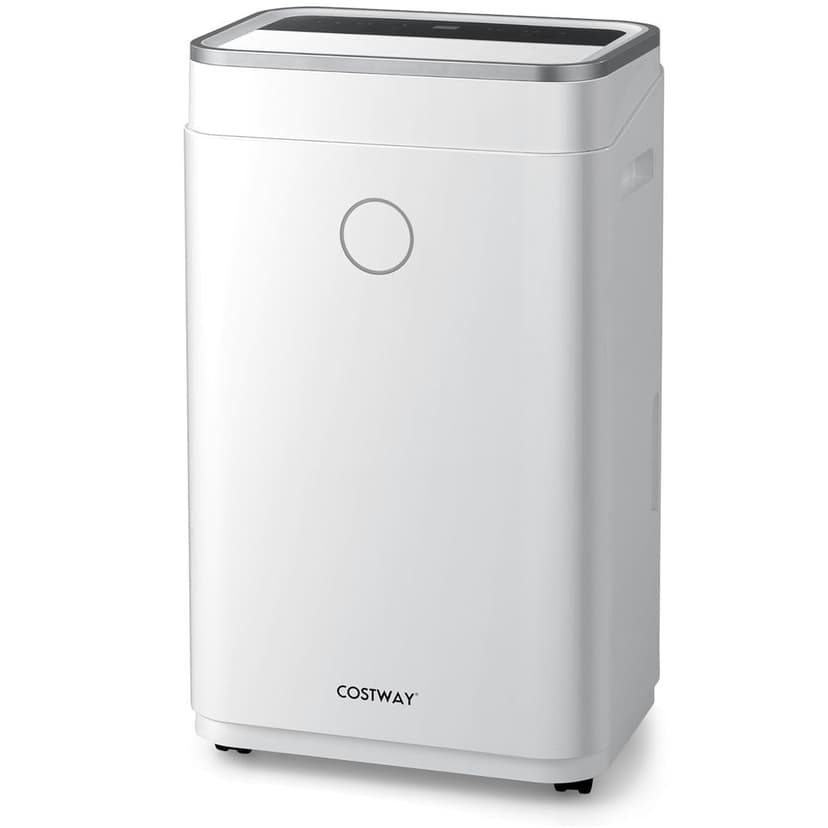 Costway 60 Pints Dehumidifier for Home and Basements, White