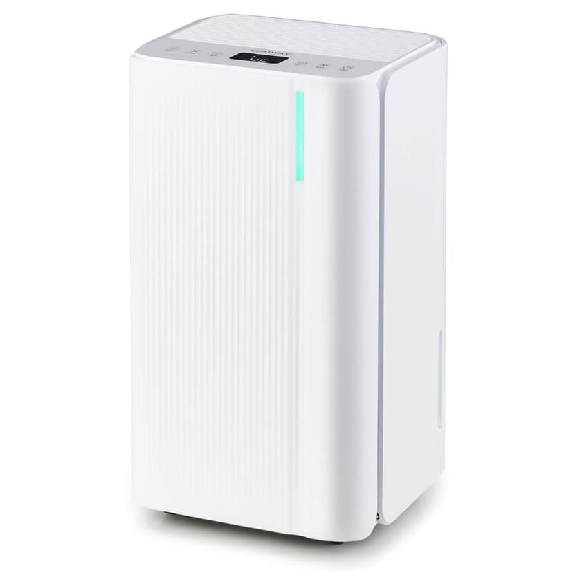 Costway 32 Pints 2000 Sq.Ft Portable Dehumidifier, White