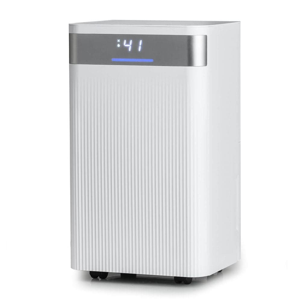 Costway 32 Pints Portable Dehumidifier with 24H Timer, Covers 2000-sqft, White