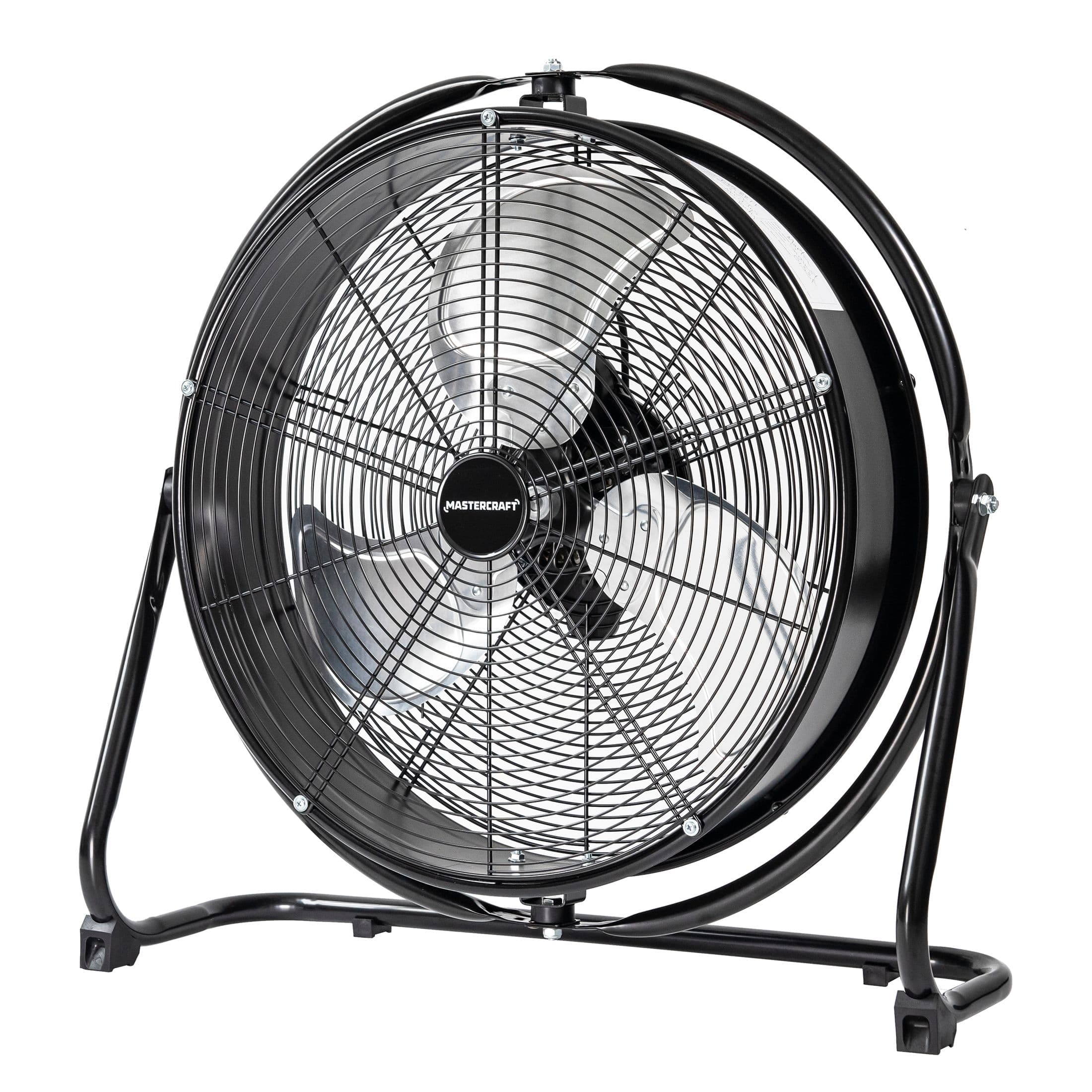 Mastercraft 2-in-1 High Velocity Slim Design Floor/Wall Fan, 18-in