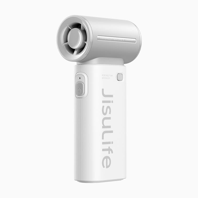 JisuLife Life9 Portable Handheld Fan, 5 Speed Modes, Grey