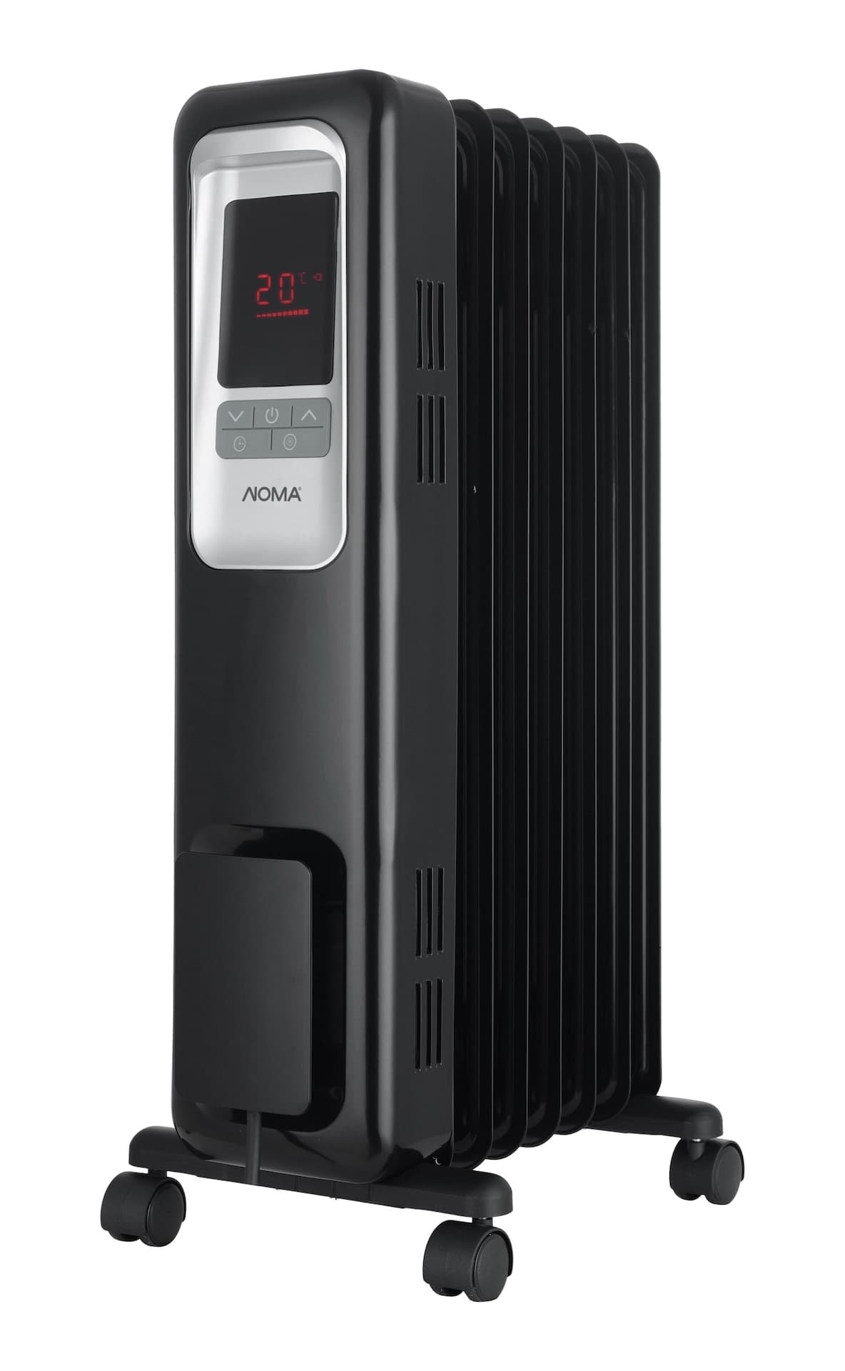 NOMA Digital LED Oil Filled Radiator with Adjustable Thermostat