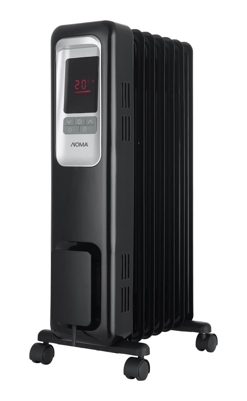 NOMA Digital LED Oil Filled Radiator with Adjustable Thermostat