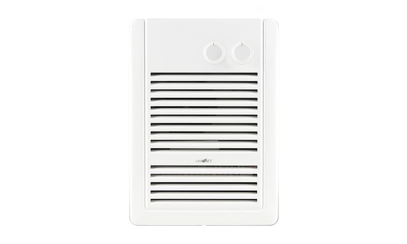 Stelpro Uniwatt Bathroom Wall Aeroconvecator/Fan Heater w/Control & Timer, 1000W, White