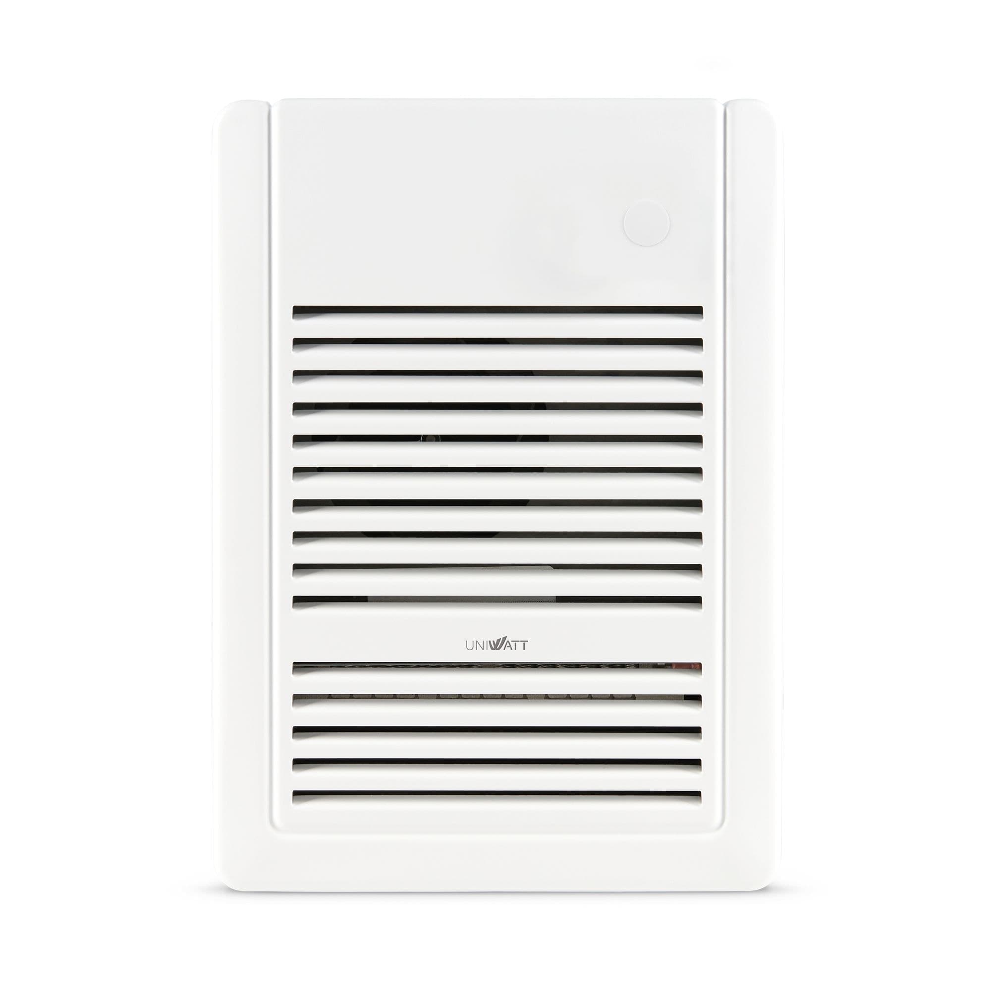 Stelpro Uniwatt Bathroom Wall Aeroconvecator/Fan Heater, 1000W, White