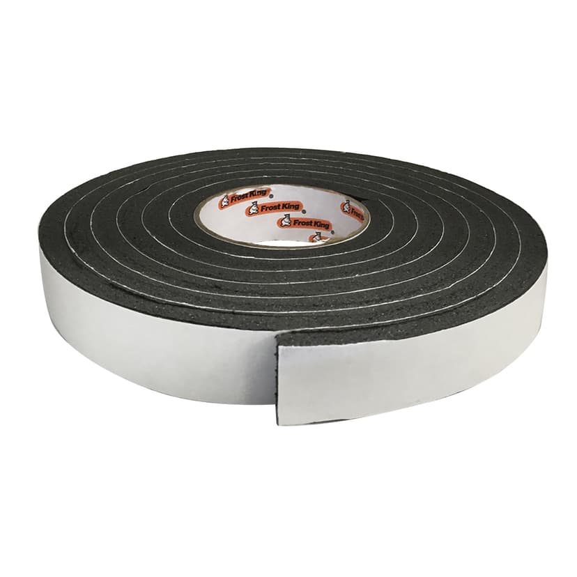 Frost King Rubber Foam Seal Tape, 3/4-in x 10-ft, Black