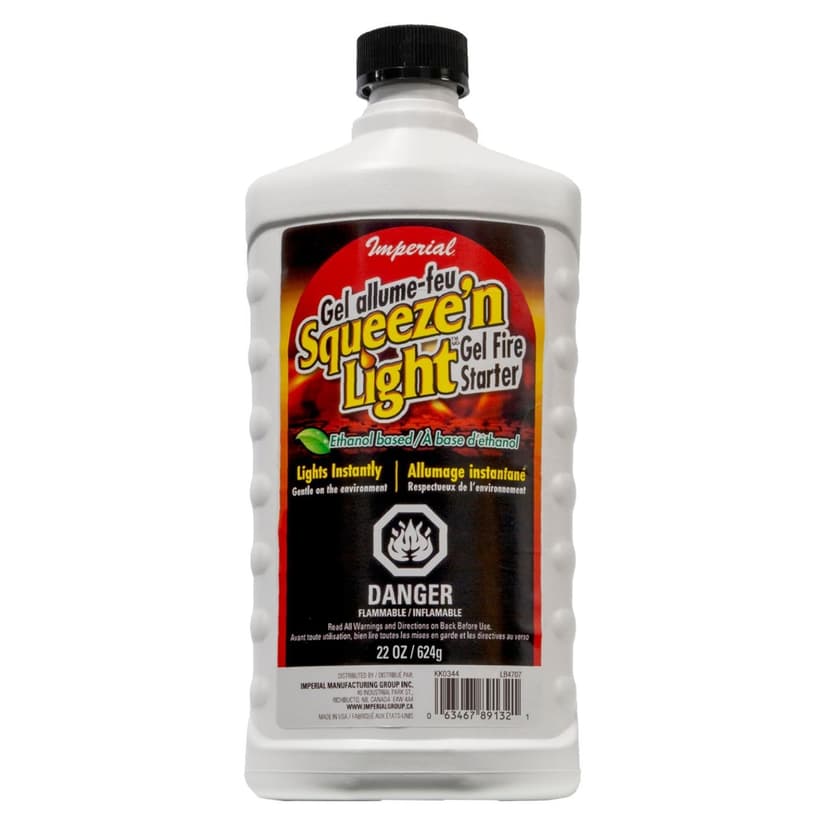 Imperial Squeeze'n Light Fire Starter Gel, Non-Toxic, 22-oz