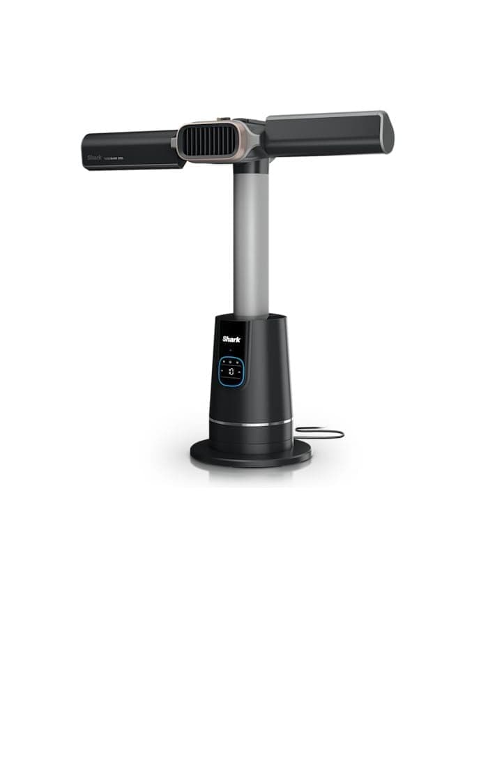 Shark TurboBlade Cool + Heat Oscillating Tower, 2-in-1 Bladeless Fan & Heater, with Remote Control, Black