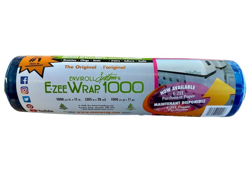 E-Zee Wrap Plastic Wrap Refill, 1000-ft